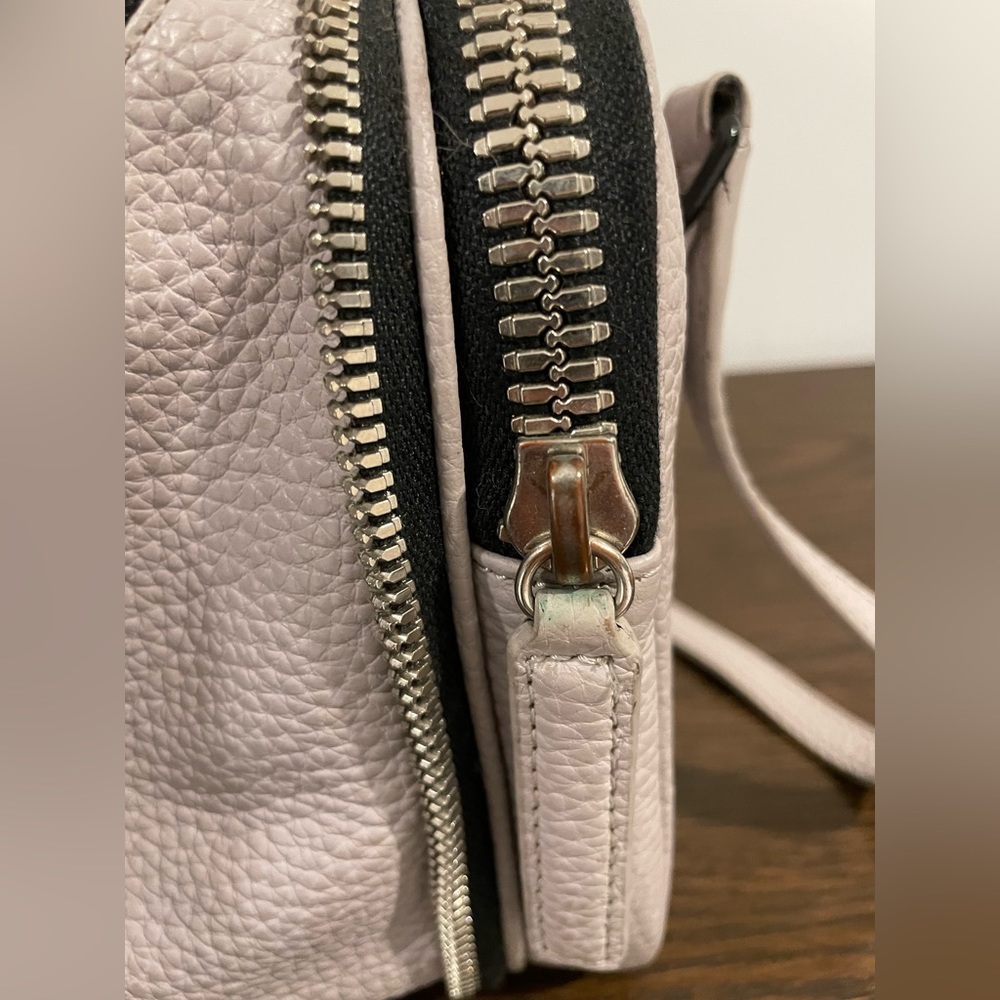 Lavender Leather KARA Double Date Bag - Picture 6 of 8